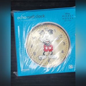 NWT Mickey Mouse Alexa Wall Clock